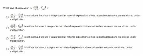 What kind of expression is x+12x+15⋅x3+2x+2 ?