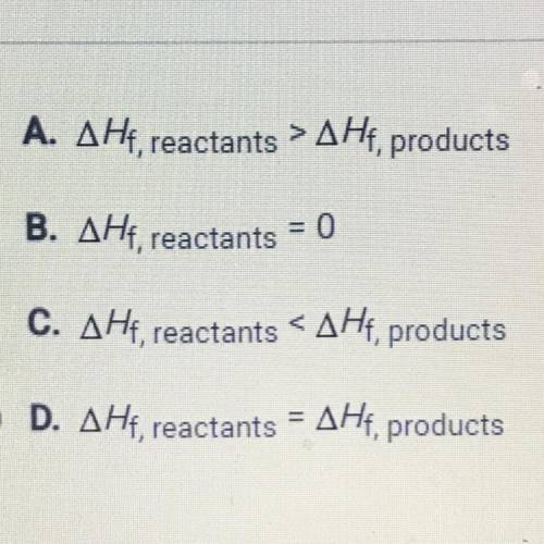 Which of the following describes an exothermic reaction?