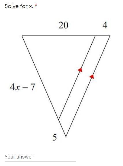 PLEASE HELP. Solve for x