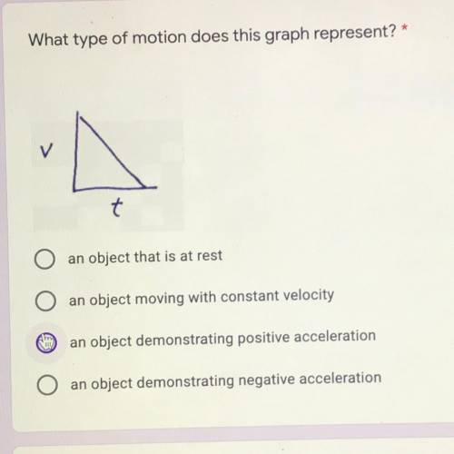 What type of motion does this graph represent?