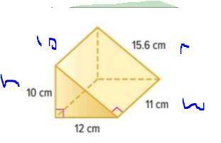 A = 12cm, b = 10cm, c = 15.6cm, h = 10cm, w = 11cm