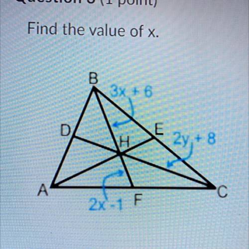 What is the value of x?