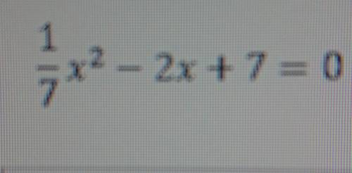 Calculate the discriminant of the quadratic equation. Please I really need your help ​