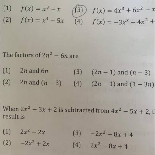 The factors of 2n^2-6n are