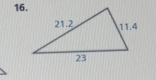 Tell whether the triangle is a right triangle.​ Show Work.
