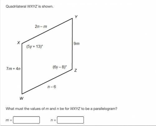 What is m and n?
Help please!!