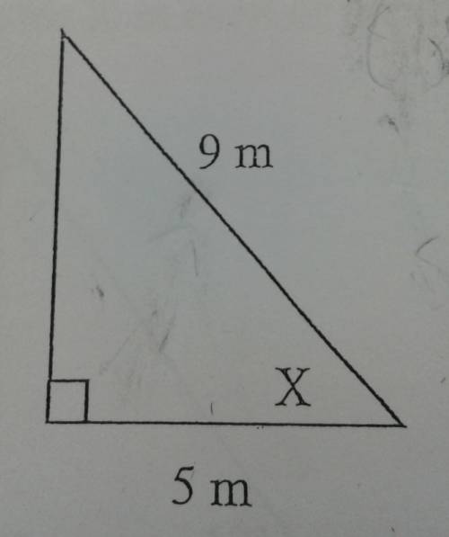 Solve for X using SOHCAHTOA /Tin Cos Tan​