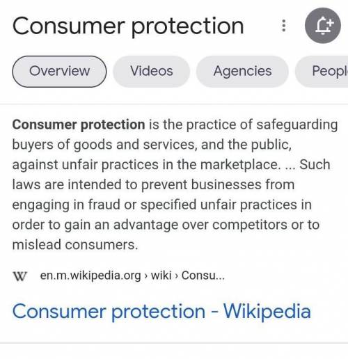 What is customer protection​