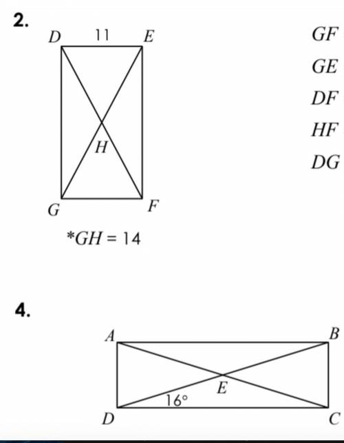 Find:
1. Line GF
2. Line GE
3.
4.