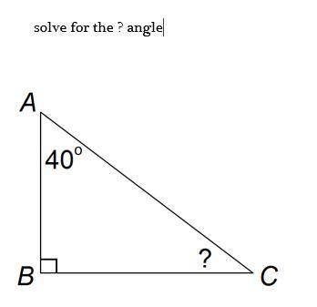 Solve for the ? angle