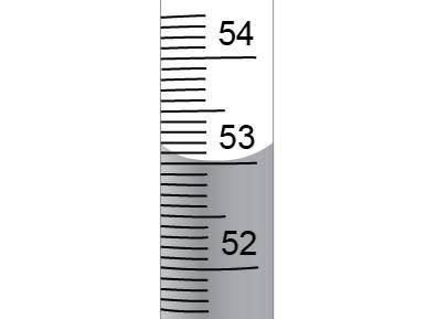 ×!¡! Measurement !¡!×

Record the volume of the liquid in the graduated cylinder.
The volume of th