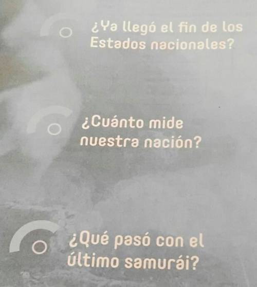 1.- ¿Ya llego el fin de los estados nacionales?

2.-¿Cuanto mide nuestra nacion(México)?
3.-¿Que p