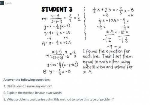 PLEASE HELP ME BRAINLIEST TO RIGHT ANSWER

Line A passes through the points (3,4) and (-1,2). Line