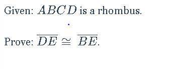 PLEASE HELP!!! Quadrilateral Proofs for geometry. It's highschool level