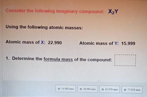 Formula Mass & Percent Composition zoom in to see better :)​