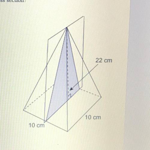 1. A slice is made parallel to the base of a square pyramid

a) What is the shape of the resulting