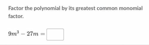 Factor polynomial by its greatest common monomial factor