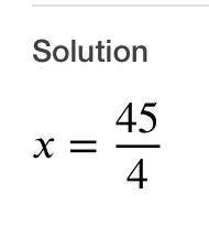 4(x-5) = 25 for w
Help