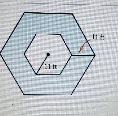 The polygons are regular polygons. Find the shaded region ​