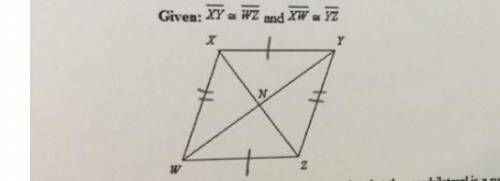 Based on the information given, can you determine that the quadrilateral must be a parallelogram? E