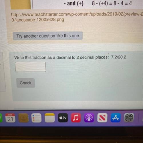 Write this fraction as a decimal to 2 decimal places 7 2/20.2