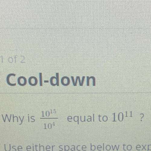 1015
Why is
equal to 1011?
104