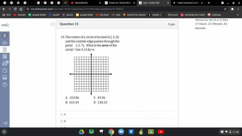 I need someone to answer the question. the answer choices are below

a= 153.86
b=615.44
c=43.96
d=