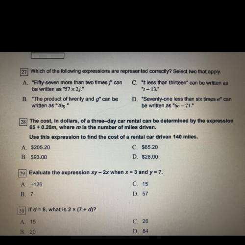 Can you help me on question 28!!