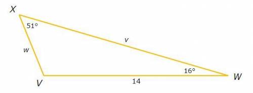 Find w. Round to the nearest tenth.
A. 4.4
B. 1.2
C. 39.5
D. 5.0