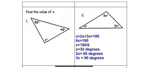 Find the value Of x ? help please asap