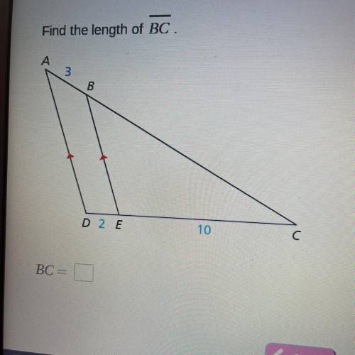 Find the length of BC