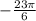 -\frac{23\pi }{6}