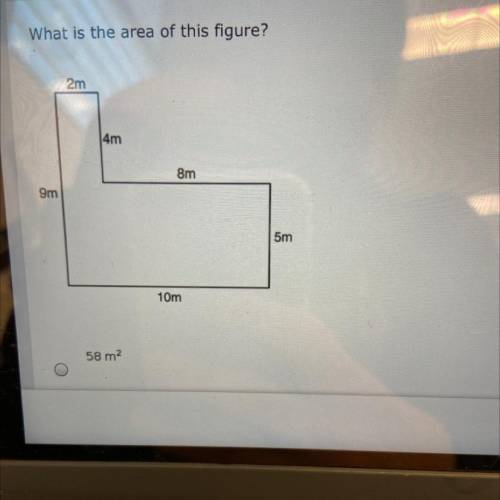 What is the area of this figure