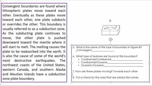 Pleas ehelp about convergent boundaries and don't spam I really need help on a few question PLLLLLL