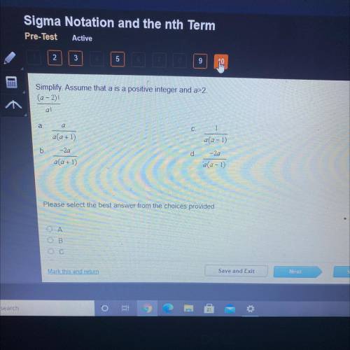 Sigma Notation and the nth Term