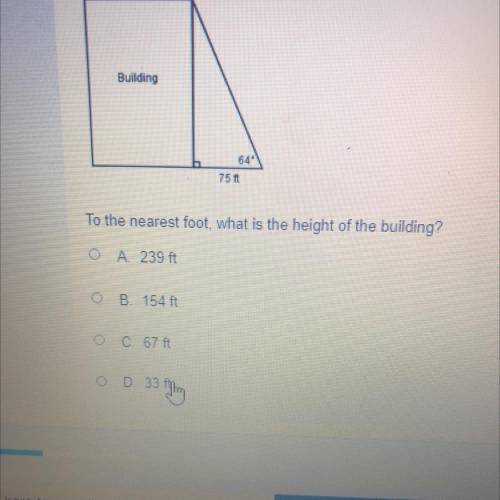 Quick!!

The students in Mr. Collin's class used a surveyor's measuring device to find the angle f