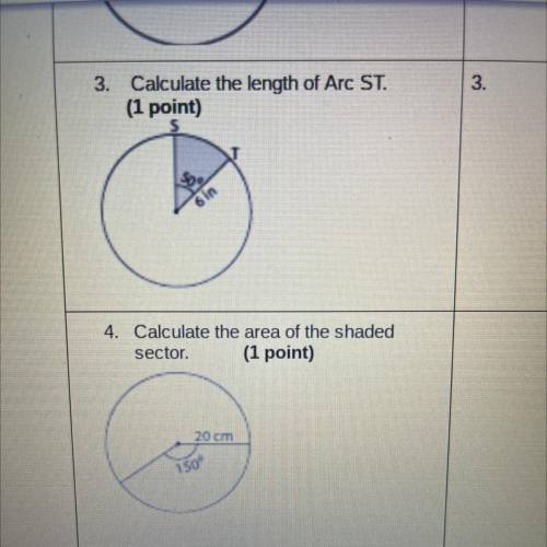 Need THE ANSWER FOR 3 and 4 someone come in clutch ASAP please‼️