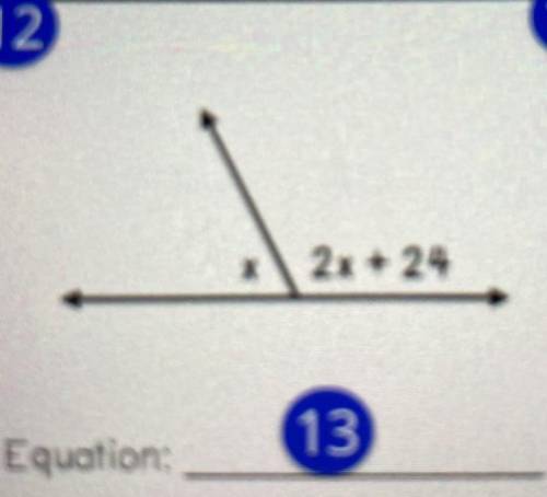 X 2x+24
Equation 
Plz help