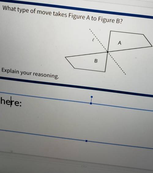 What type of move takes figure A to figure B​