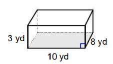 What is the volume of the prism below?