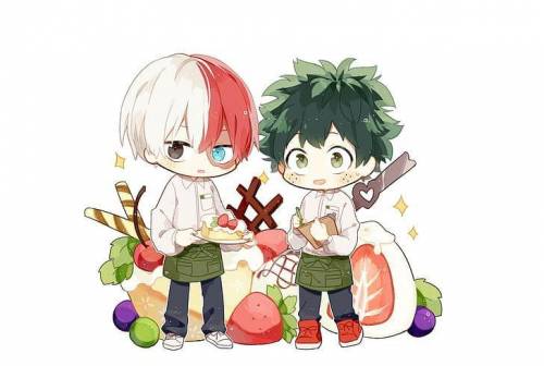 Look at this cute TodoDeku pic! :D