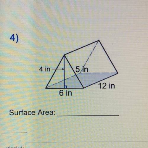 Find the surface area.