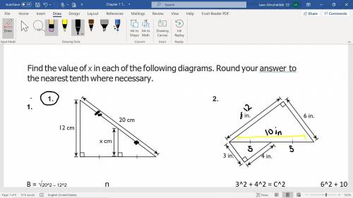 Answer this pls the circled one. Its The Pythagorean theorem