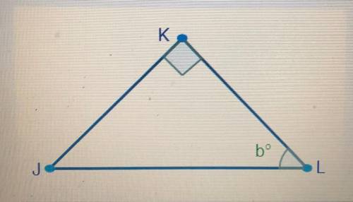 In triangle JKL, sin(b°) = 3/5 and cos(b°) =4/5. If triangle JKL is dilated by a scale factor of 2,