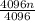 \frac{4096n}{4096}