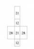 Three-dimensional figures can be broken into nets to determine surface area (SA). Choose ALL nets i