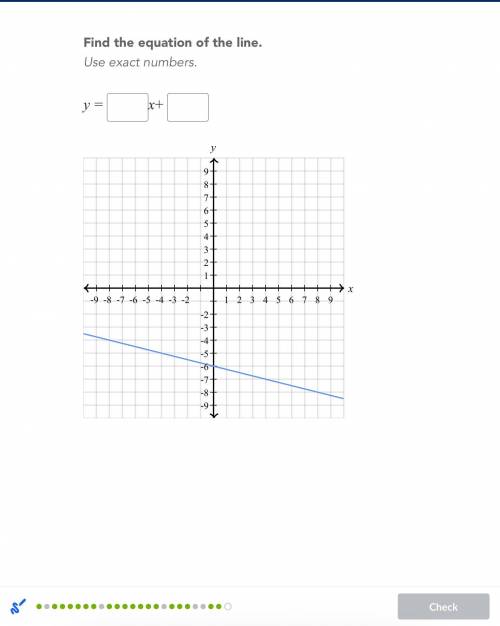 Find the equation of the line use exact equation khan academy . This is the last question and it’s