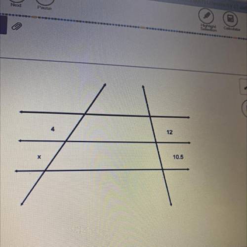 Plz help find the value of X