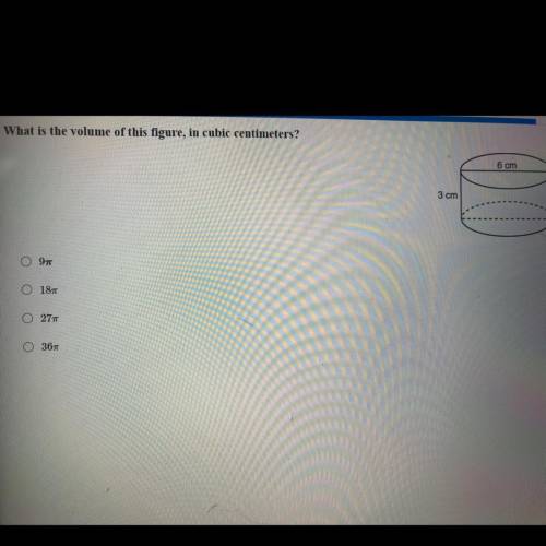 What is the volume of this figure, in cubic centimeters?
GUYS HELPP PLEAZE WILL MARK BRAIN