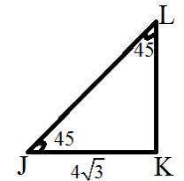 Can someone help me with this question? Explanations would be nice. Question: Right ΔKLM with m∠J=